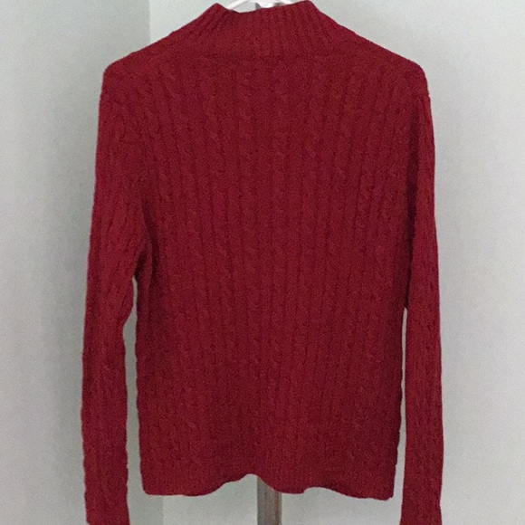 L.L. bean women’s cable sweater - Picture 2 of 4